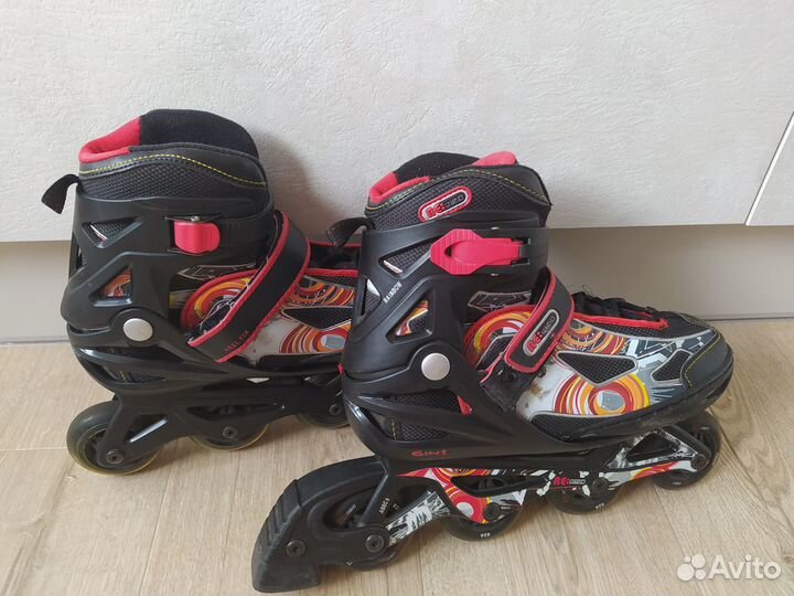 Роликовые коньки детские раздвижные reaction 36-41