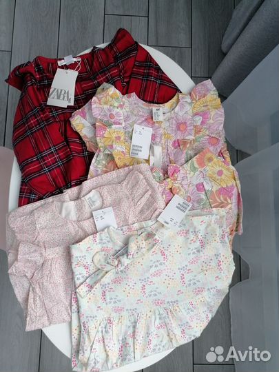 Фирменные вещи на девочку новые 98 104 Zara hm