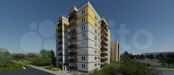 1-к. квартира, 36,8 м², 2/9 эт.