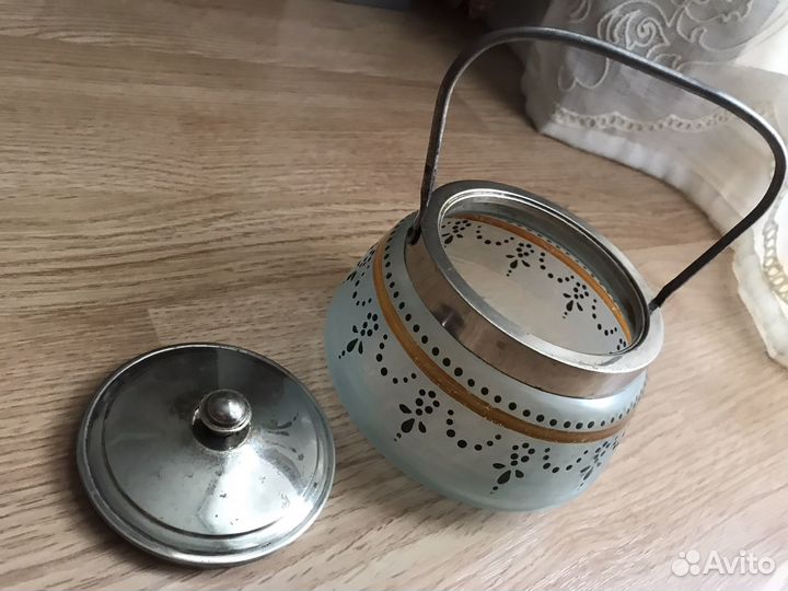 Сахарница СССР раритет роспись матовая