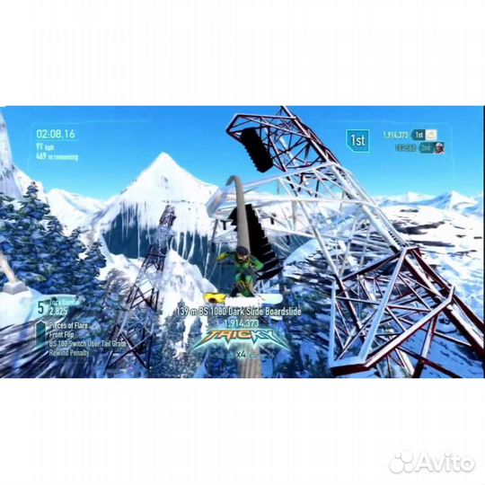 SSX, б/у, незнач.царап. (PS2)