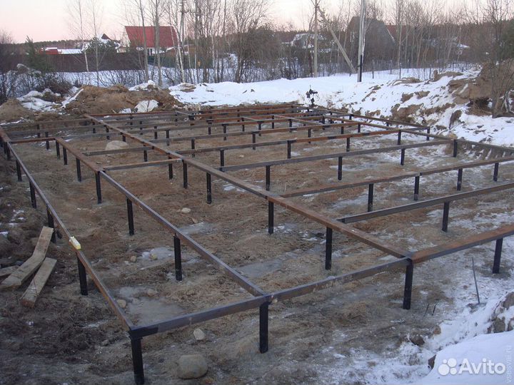 Винтовые сваи, свайный фундамент