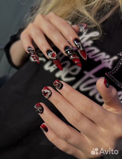 Маникюр/педикюр/брови