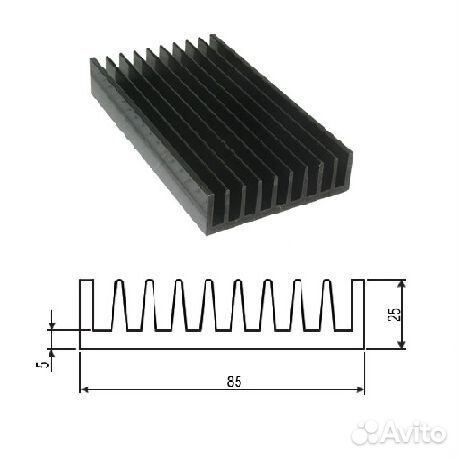 1 шт Радиатор BLA163-150