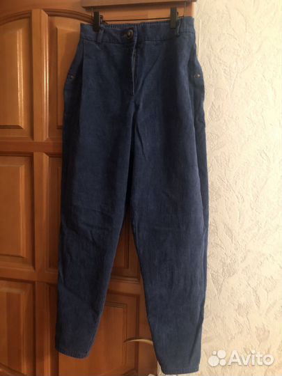 Вельветовые брюки Черешня Unique fabric