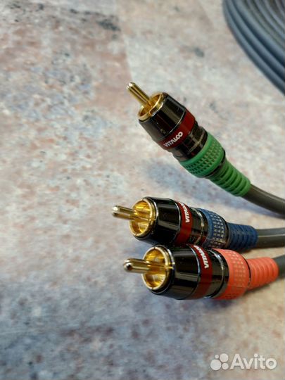 Кабель RGB, 3 RCA, (m-m)