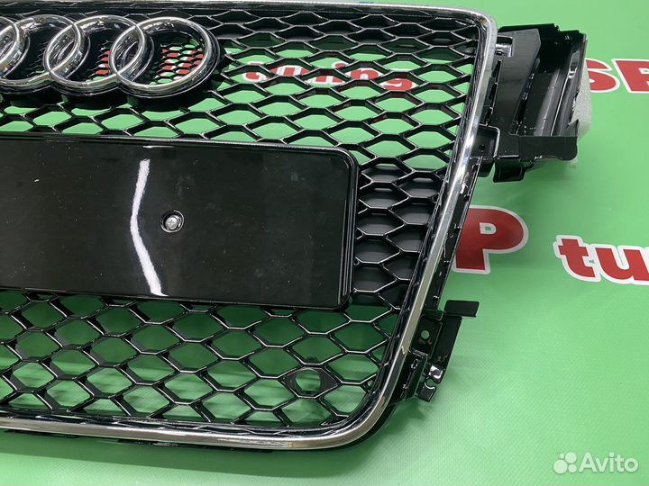 Решетка радиатора для Audi A5 RS5 дорест, хром