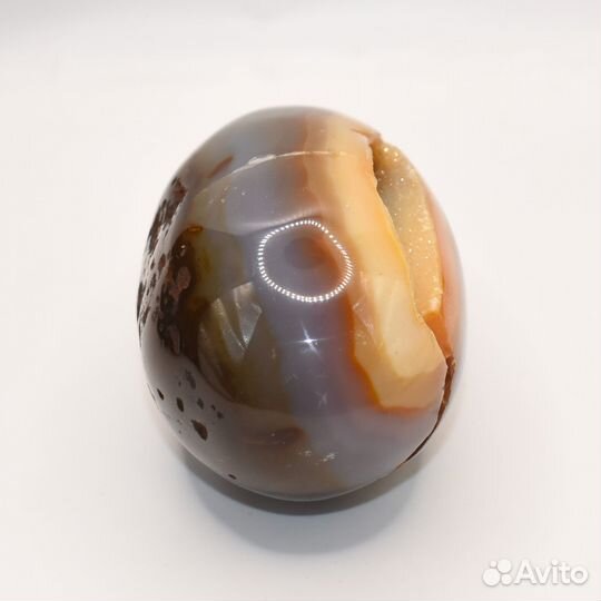 Агат жеода «Яйцо», 373 г, Бразилия