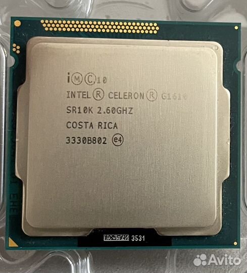 Процессор Intel Celeron g 1610 2.60