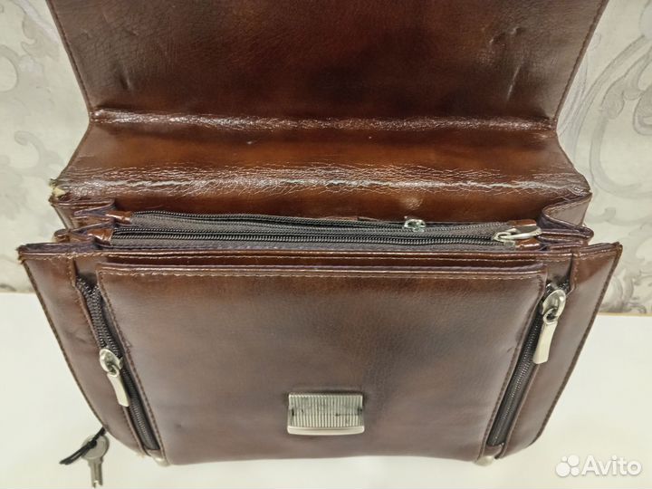 Барсетка кожаная мужская