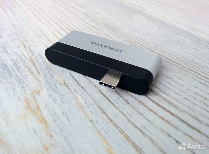 Переходник Type-c на hdmi + USB Borofone DH2