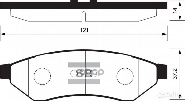 Колодки тормозные chevrolet epica 06/evanda