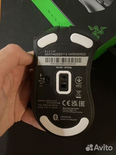 Мышь беспроводная Razer DeathAdder V2 X Hyperspeed