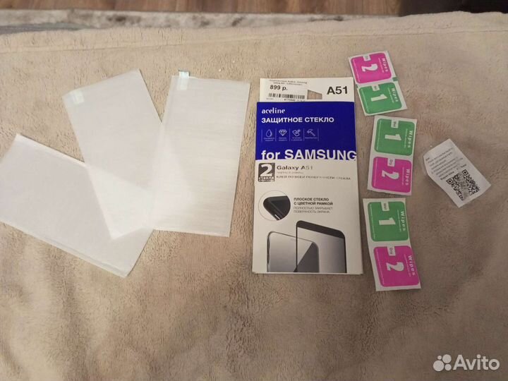 Защитное стекло tecno pova2, samsung Galaxy A51