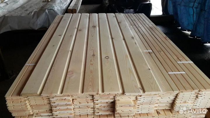 Доска Вагонка : сорт С, евро, ель, 14x96x6, c прои