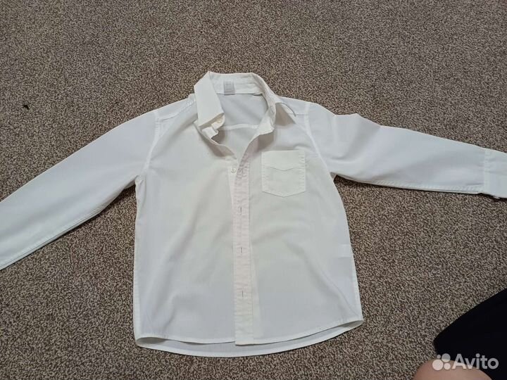 Рубашки белые на мальчика