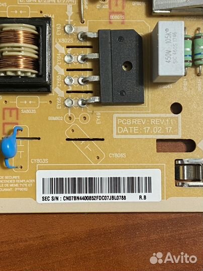 Bn44-00852f l48msfr MDY Samsung ue40m5000au