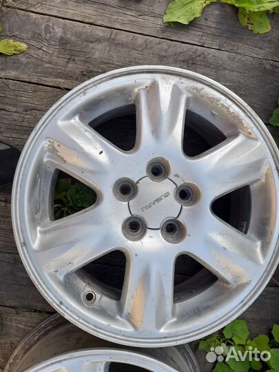 Литые диски фирмы enkei r15 на subaru