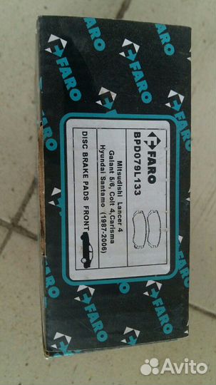 Тормозные колодки на Мицубиси Лансер 4, Галант 5,6