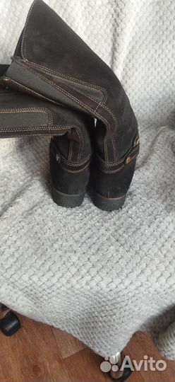 Сапоги натуральный нубук