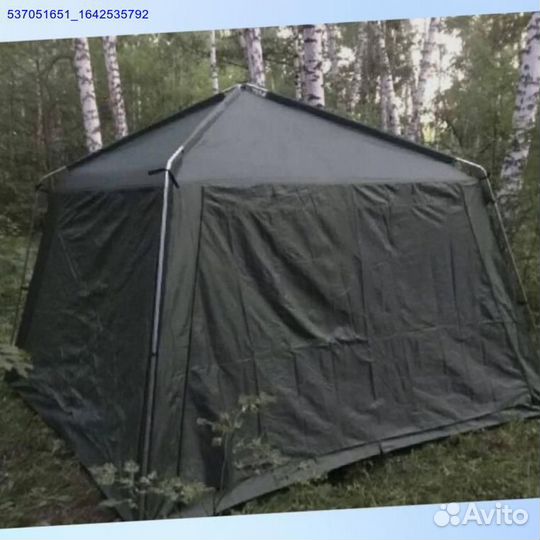 Летняя кухня, шатёр 1688 с козырьком (Арт.98711)