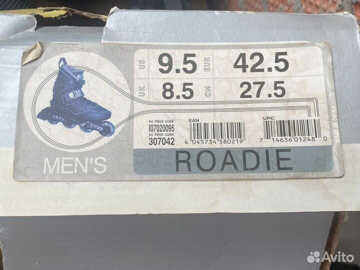 Роликовые коньки к2 размер 42,5 вейвборд в подарок