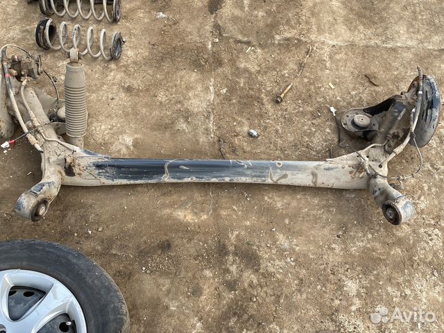 Задняя балка на Hyundai solaris 1