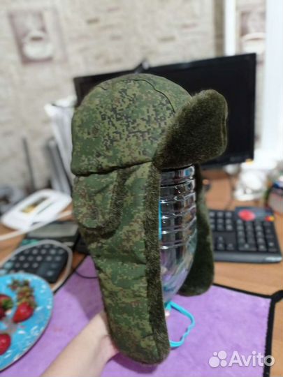 Шапка ушанка военная