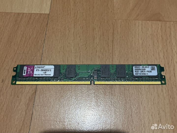 Оперативная память ddr, ddr2, so-dimm, kingston