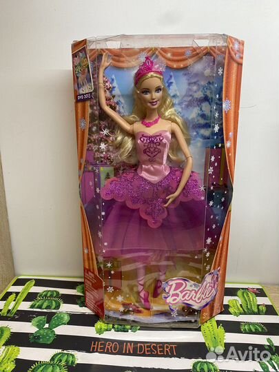 Кукла барби: балерина в розовых пуантах