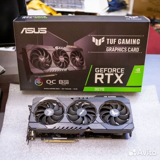 Видеокарта Asus GeForce RTX 3070 TUF Gaming OC 8Gb