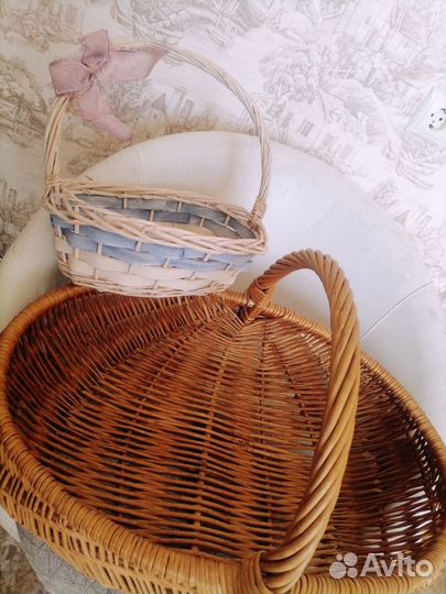 Корзина плетеная