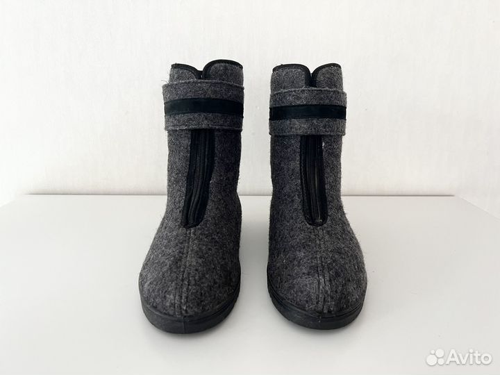 Мужские войлочные полусапоги размер 41-42
