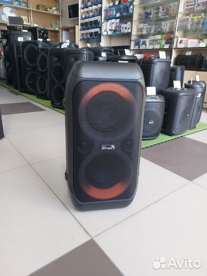 Музыкальная колонка 120W, pwpo 1200W. Маленькая но