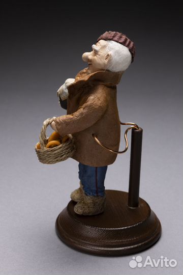 Оригинальные авторские ватные игрушки Дедушка