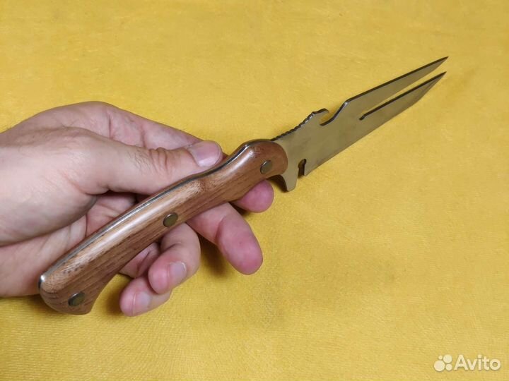 Нож вилка для шашлыка без чехла