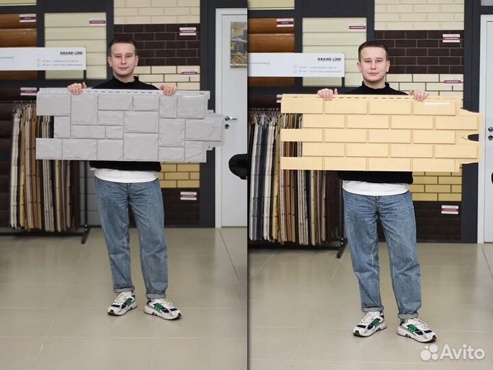 Фасадная панель Grand Line Клинкерный кирпич