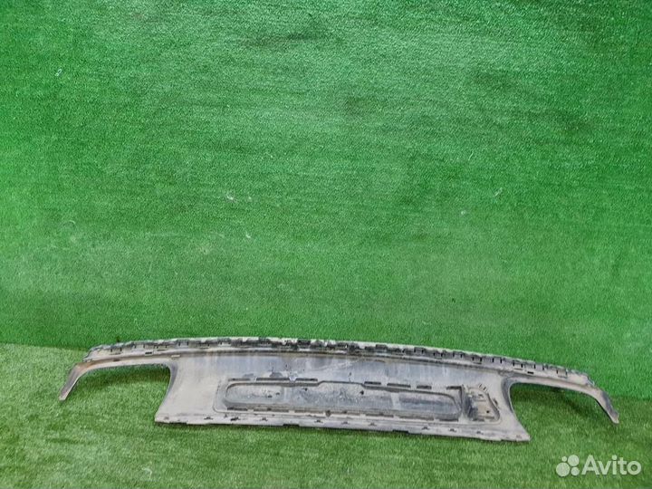 Юбка заднего бампера Audi Q7 2 (2015-2019) S-line