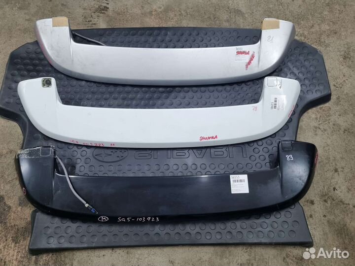 Спойлер на subaru forester sg5 s11