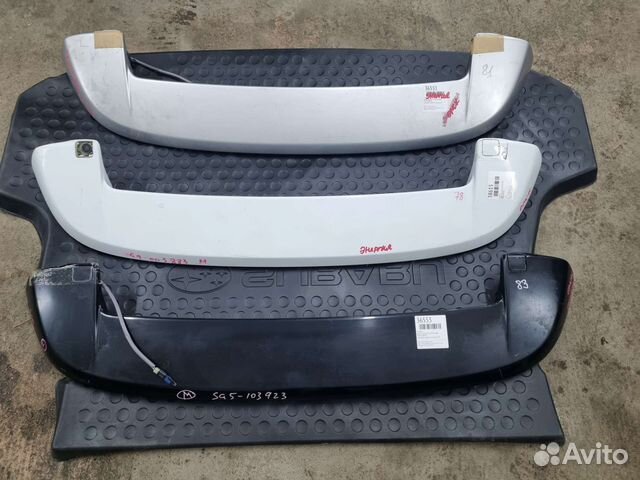 Спойлер на subaru forester sg5 s11