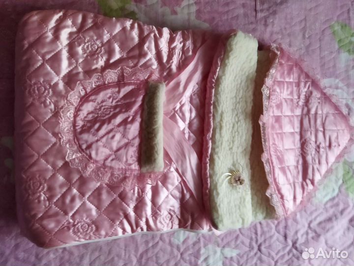 Конверт в коляску на овчине