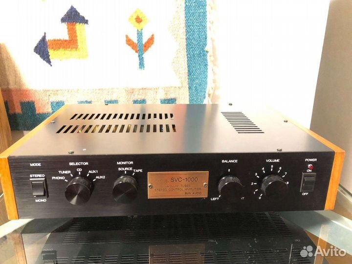 Ламповые усилители Sun Audio SV-300BSM и SVC-1000