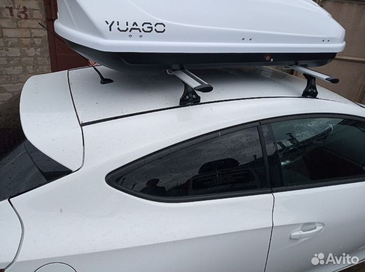 Бокс на крышу Opel Astra J аэро