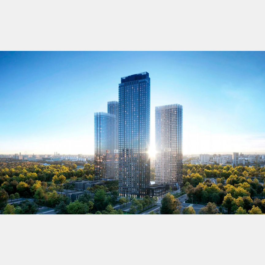 2-к. квартира, 44 м², 6/46 эт.