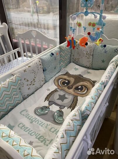 Бортики в кроватку