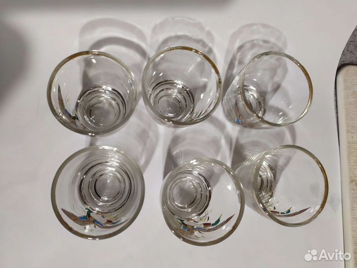 Стопки стеклянные