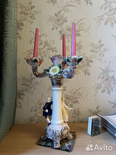 Старинный подсвечник, канделябр