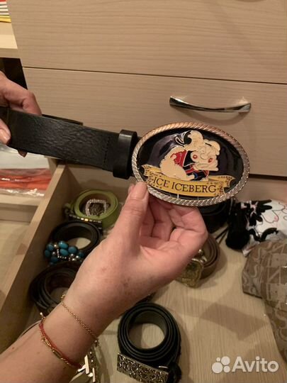 Ремень кожаный Женский, Италия