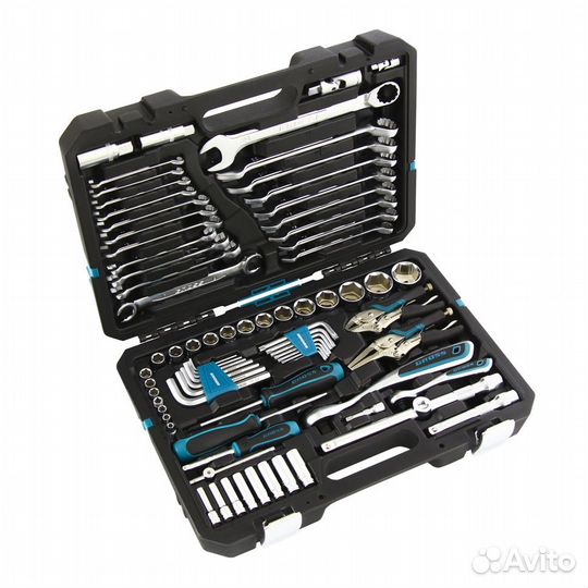 Набор инструментов 78 предметов, 120 зубьев, CrV