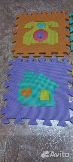 Мягкий коврик пазл
